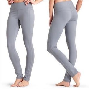 Athleta Skinny Up Pant Light Gray Size XL